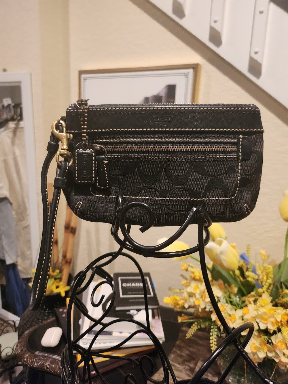 Coach Signature C Monogram Wristlet